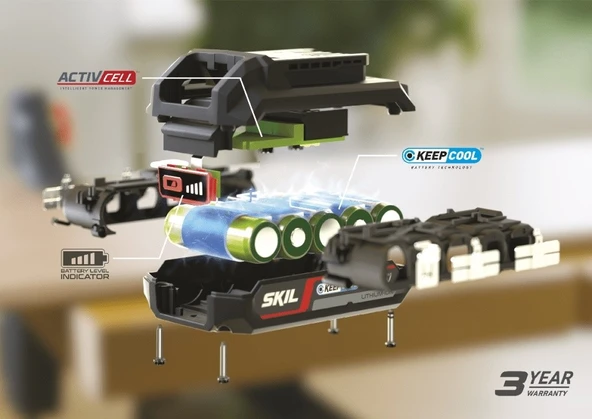 SKIL 3104AA 4,Ah Li BATARYA PROMO - Resim 3