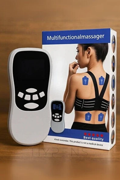 Taşınabilir Şarjlı EMS TENS Masaj Aleti, Ultra Sessiz ve Elastik Kas Rahatlatıcı ürün görseli 1