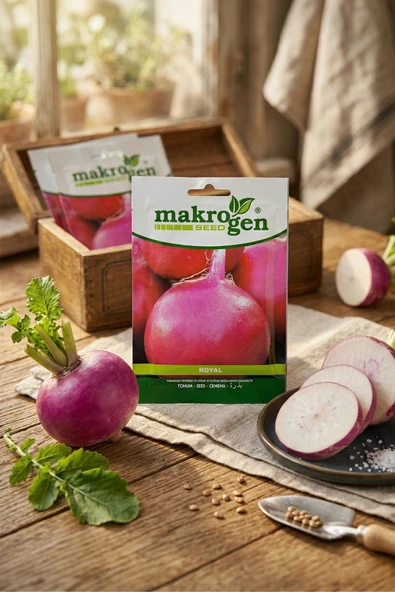 Makrogen Royal Kırmızı Turp Tohumu 25 Gr ürün görseli 1