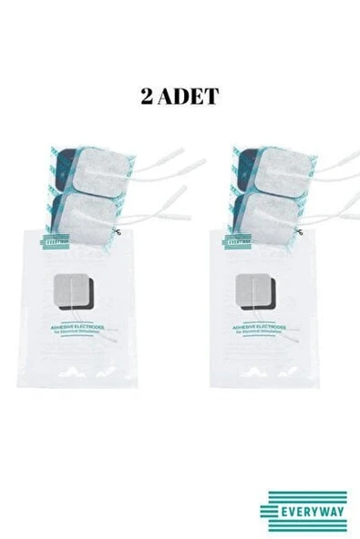 Kablolu Tens Cihazı Yedek Elektrot 5x5 Tens Pedi 4'lü 2 Paket ürün görseli 1