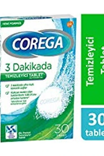 Corega 3 Dakikada Temizleyici Tablet Diş Macunu ürün görseli 1