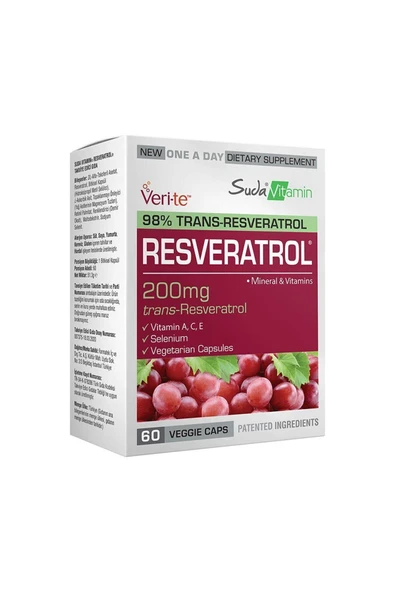 Resveratrol 60 Kapsül ürün görseli 1