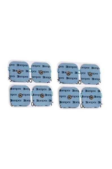 Pakette 8 Adet Compex Performance 5 x 5 cm Çıtçıtlı Elektrot ürün görseli 1