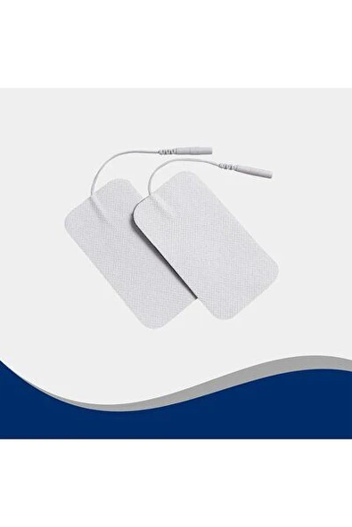 Tens Pedi Kablolu 5*9 cm 2'li Paket Tens Pedi Tüm Tens Cihazlarına Uyumlu Yüksek Kalite ürün görseli 1
