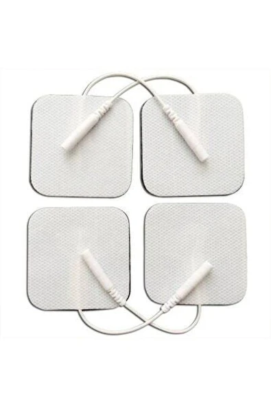 8 Adet Tens Elektrodu, Tens Pedi 5 X 5 Kablolu ( 2 Paket) ürün görseli 1