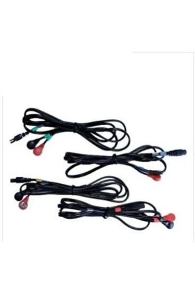 Compex Tens Ems Cihazı Kablo 4 ADET Çıtçıtlı Kablosu ürün görseli 1