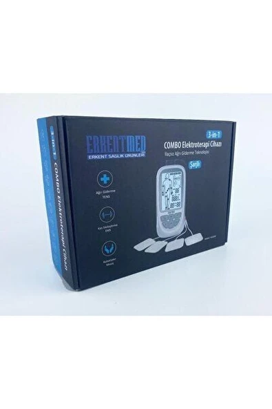 Combo Tens Ems Masaj Cihazı Şarjlı Bel Klipsli Taşıma Kutulu ürün görseli 1