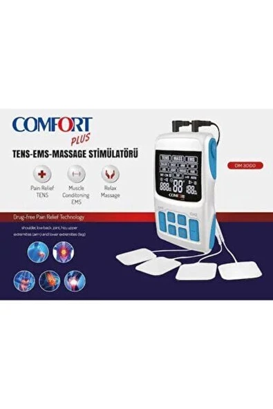 Comfort Dm 3000 Dijital Masaj/ems/tens Cihazı Aleti ürün görseli 1