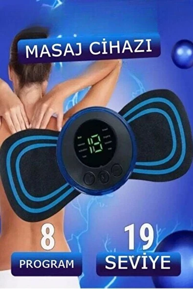 8 Farklı Masaj Seçeneği ve 19 Yoğunluk Seviyesi ile Ovmalı Akımlı Tens Cihazı ürün görseli 1