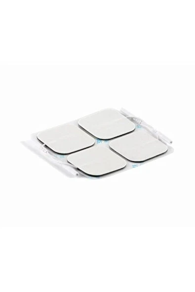 3 Paket 12 Adet Kablolu Soketli Elektrot 5x5 cm Ems Tens Cihazı Pin Girişli Elektrodu ürün görseli 1