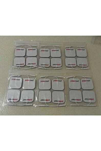 Kablolu Tens Elektrot Pedi 5x5 cm, 4’lü paket, 6 adet yedek ürün ürün görseli 1