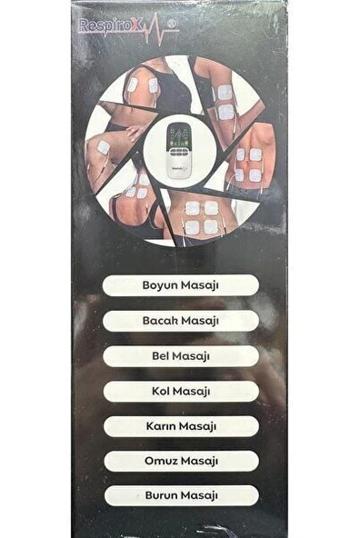 Rtc-pro Renkli Dijital Masaj Aleti Tens 8 Kanallı Şarjlı (8 Pedli) ürün görseli 1
