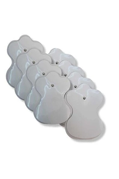8 Adet 8x5 cm Çıtçıtlı Tens Pedi Seti, Konfor ve Güvenlik İçin Ideal ürün görseli 1