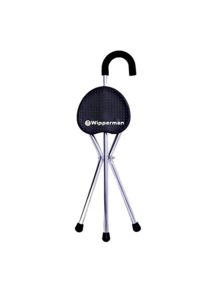 Wipperman W 521 Oturaklı ve Portatif Baston Dayanıklı Ergonomik Katlanabilir ürün görseli 1