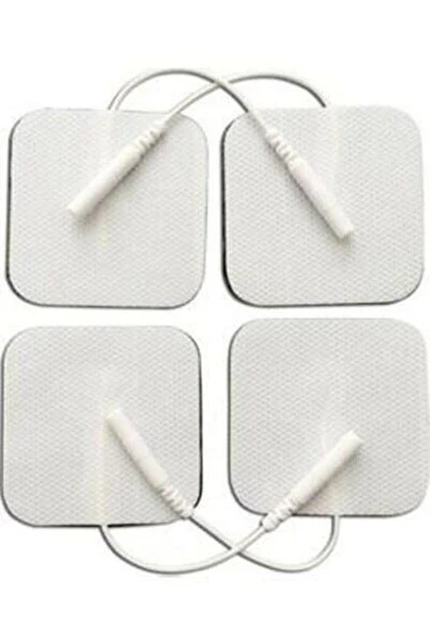 Kablolu / Soketli Elektrot 5x5 cm, 20 Adet, EMS TENS Cihazı için uygun, 5 Paket ürün görseli 1