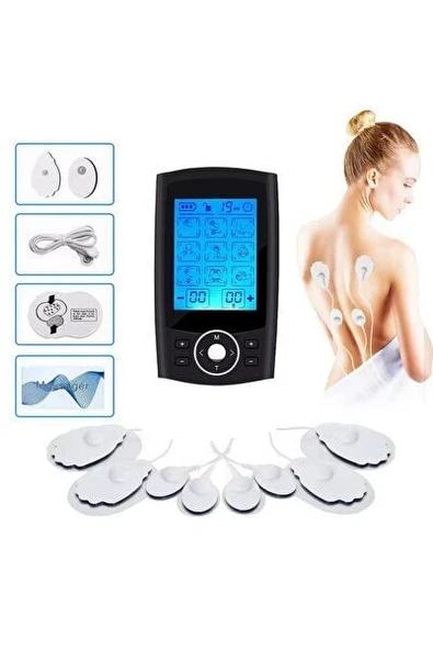 dijital led ekran tens cihazı 36 modlu ems fizyoterapi masaj cihazı ürün görseli 1