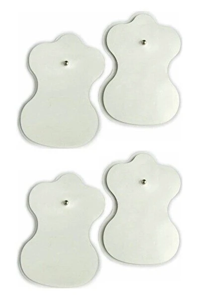 Çıtçıtlı Tens Pedi 4 Lü Paket - Çıt Çıtlı Elektrod Ped Tüm Modellere Uyumlu Elektro Tens Pedi ürün görseli 1