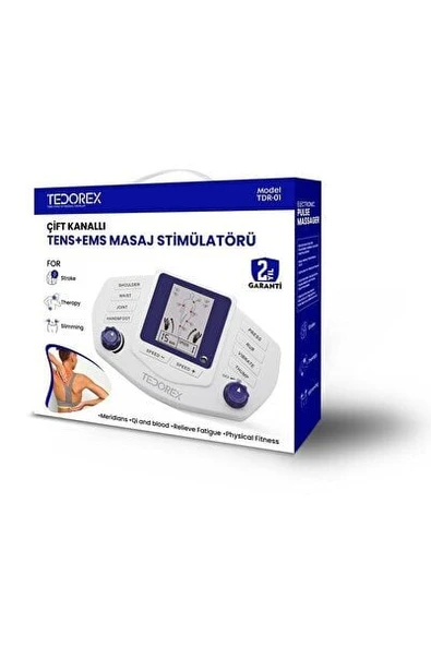 Çift Kanallı Tens+Masaj Stimülatörü Felç Terapi ürün görseli 1