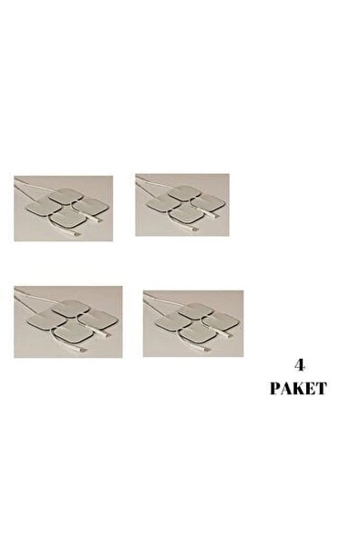 Tens Cihazı Kablolu Yedek Elektrot 5x5 Tens Pedi 4 Paket ürün görseli 1