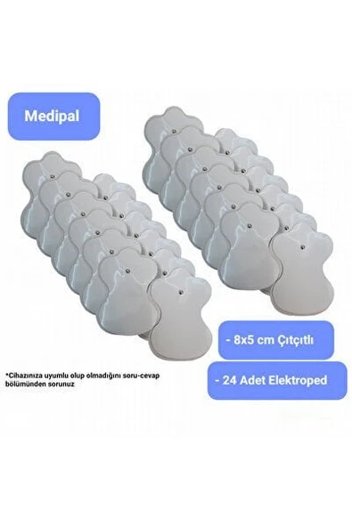 Tens Pedi - Tens Elektrot - 24 Adet 8x5 Çıtçıtlı - Universal ürün görseli 1