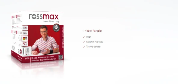 Rossmax S150 Bilekten Ölçen Tansiyon Aleti ürün görseli 1