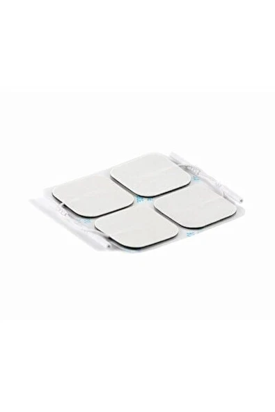 3 Paket 12 Adet Kablolu Soketli Elektrot 5x5 cm Ems Tens Cihazı Pin Girişli Elektrodu ürün görseli 1