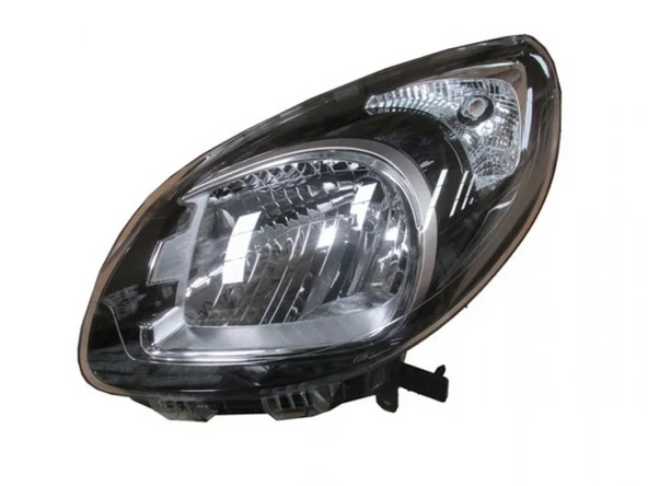Renault Kangoo 2014-2018 Far Lambası Sol Elektrikli - Motorsuz Siyah (Ayfar) (Oem No:260607949R) ürün görseli 1