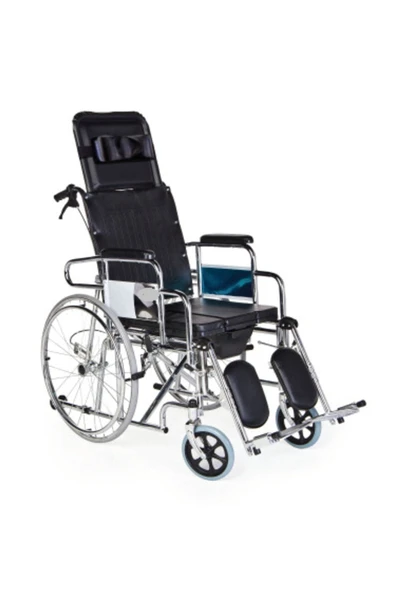 Comfort Plus Tuvaletli Özellikli Sırtı Yatan Tekerlekli Sandalye ürün görseli 1