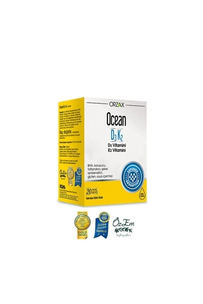 Ocean D3K2 Damla 20 ml ürün görseli 1