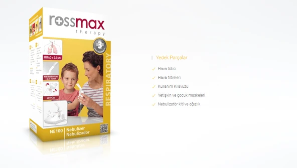 Rossmax NE100 Kompresörlü Nebülizatör ürün görseli 1