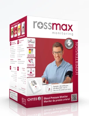 Rossmax CH155f Üst Kol Tipi Otomatik Tansiyon Aleti 2 Yıl Garantili ürün görseli 1