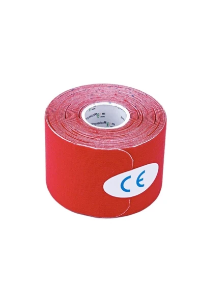 Tape Kırmızı Renk Kinesio Ağrı Bandı 5 Metre X 5 Cm ürün görseli 1