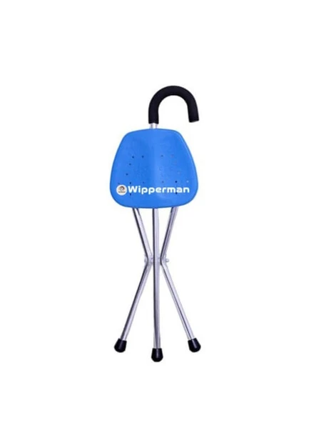 Wipperman W 521_ M Oturaklı Baston – Portatif ve Ergonomik Destekli Baston ürün görseli 1