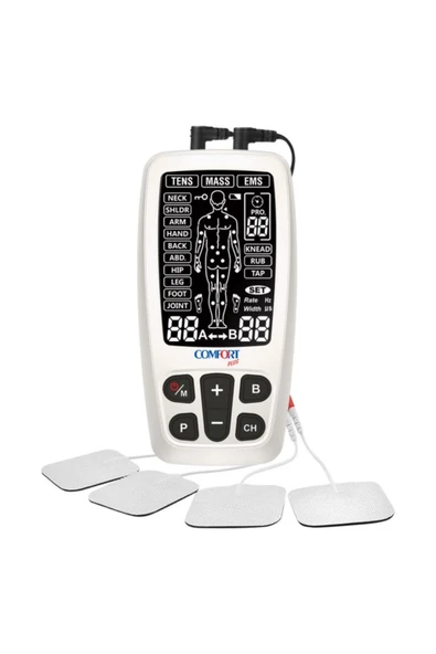 Comfort Plus R-C4A Şarj Edilebilir Tens Ems Masaj Stimülatörü Cihazı ürün görseli 1