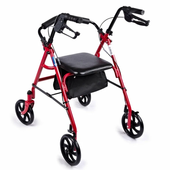 Comfort Plus Rolatör 4 Tekerlekli 130 kg Kapasiteli Yürüteç ürün görseli 1