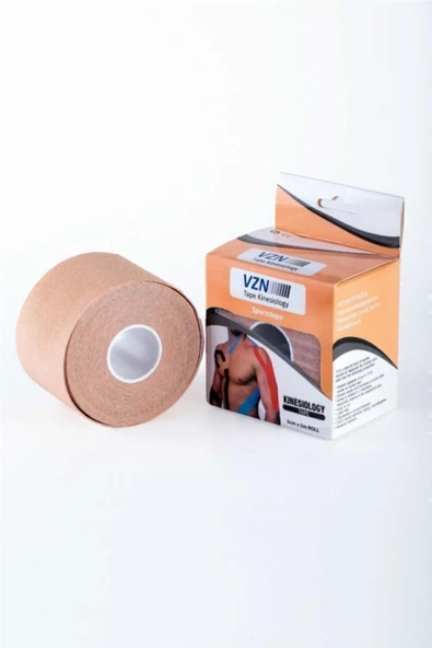 Ağrı Bandı - Kinesio Bant - Sporcu Bandı - Ağrı Bandı Ten Rengi 5cmx5m ürün görseli 1