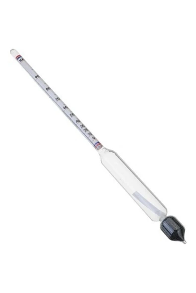 Cam Alkol-metre 0-100 Derece Arası Alkol Seviyesi Ölçer 27 Cm ürün görseli 1
