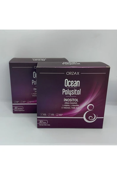 Ocean Polysitol Inositol 30 Saşe Takviye Edici Gıda 2 Adet ürün görseli 1
