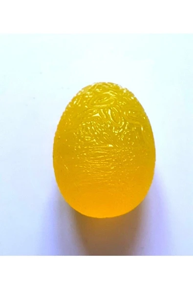 Yumurta Şekil El Egzersiz Ve Stres Topu Sarı ürün görseli 1