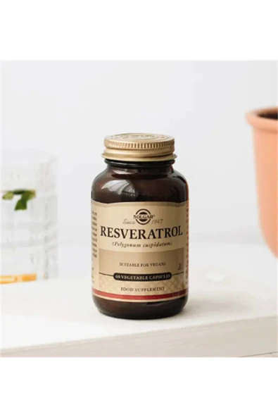 Solgar Resveratrol 60 V-caps Vitamin - Resim 2