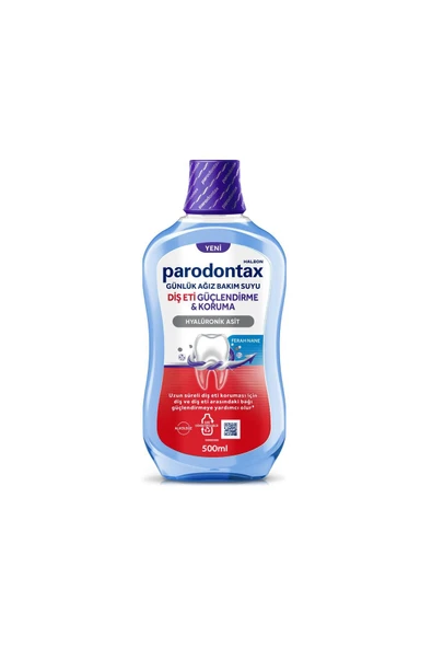 Parodontax Günlük Ağız Bakım Suyu Diş Eti Güçlendirme Ferah Nane 500 ml ürün görseli 1