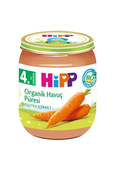 Hipp Organik Havuç Püresi 125 gr ürün görseli 1