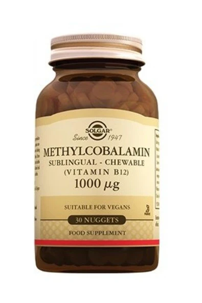 Solgar Methylcobalamin 1000 mcg 30 Tablet ürün görseli 1