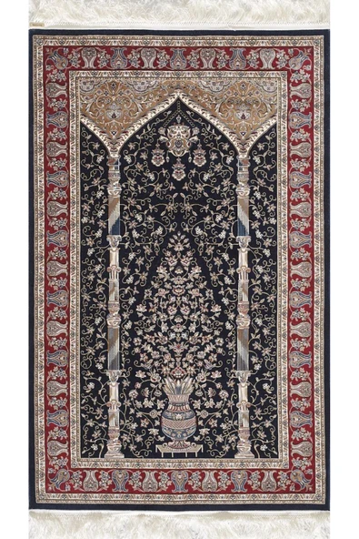 Turkrugs Saray Halı Alem Serisi Namazlık – Modal ipek İplik, Yumuşak Dokulu ve Evladiyelik Seccade ürün görseli 1