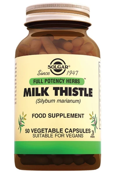 Solgar Milk Thistle 50 Kapsül (milk Tistle) Skt:02-2028 ürün görseli 1