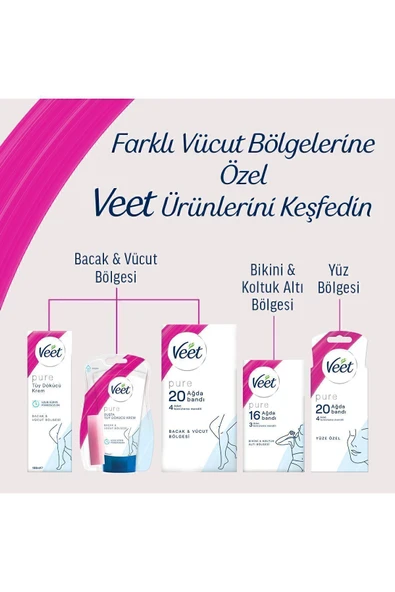 veet pure duşta krem 150 ml - Resim 7