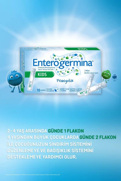 Enterogermina Kids 5 ml 10 Flakon - Resim 7