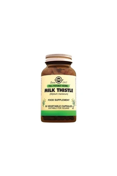 Solgar Milk Thistle 100 mg 50 Kapsül - Resim 4