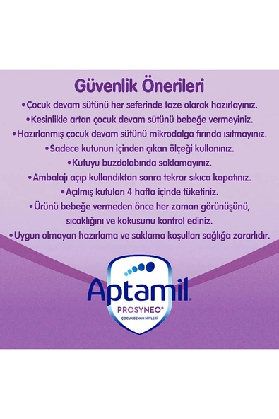 Aptamil Prosyneo 3 800 gr - Resim 8