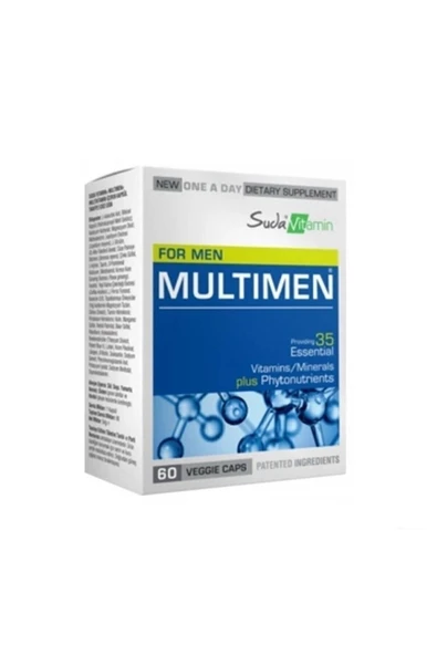 Suda Vitamin Multimen Mens Multivitamin 60 Bitkisel Kapsül (svm101) ürün görseli 1